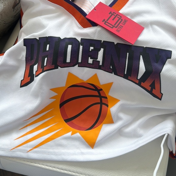 Phoenix Suns Cropped Tank White- Size 1X-NWT - Picture 6 of 9